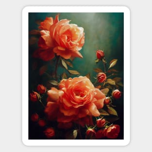 Sunlight and Roses Magnet